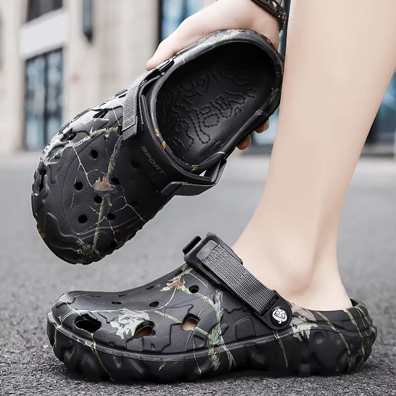 2024 Summer Men'S Sandals New Home Garden Shoes Comfortable and Lightweight Men Slippers Non-Slip Soft Bottom Flip Flop Sandals