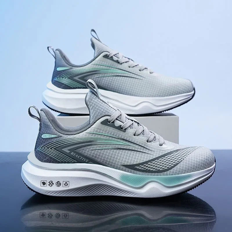 New Running Shoes Summer Tenis Masculino New Fitness Test Middle School Students Bounce Cushioning Sneakers Men'S Shoes