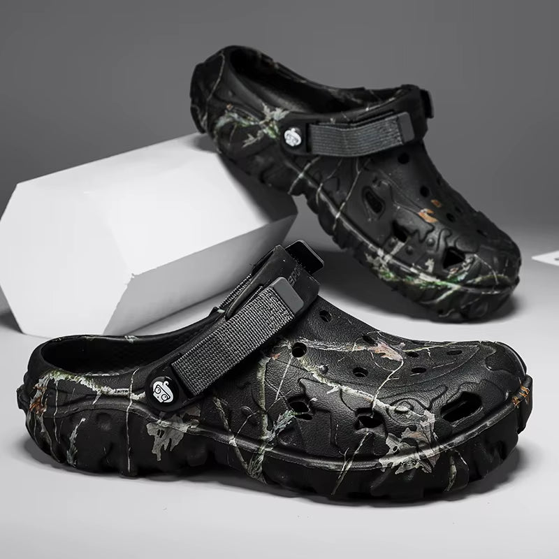 2024 Summer Men'S Sandals New Home Garden Shoes Comfortable and Lightweight Men Slippers Non-Slip Soft Bottom Flip Flop Sandals