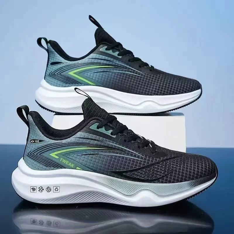 New Running Shoes Summer Tenis Masculino New Fitness Test Middle School Students Bounce Cushioning Sneakers Men'S Shoes