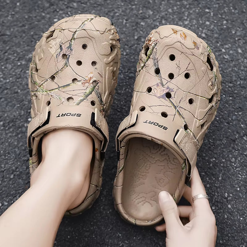 2024 Summer Men'S Sandals New Home Garden Shoes Comfortable and Lightweight Men Slippers Non-Slip Soft Bottom Flip Flop Sandals