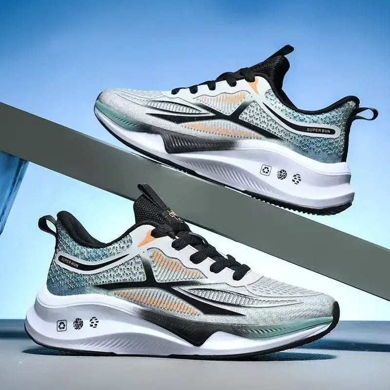 New Running Shoes Summer Tenis Masculino New Fitness Test Middle School Students Bounce Cushioning Sneakers Men'S Shoes