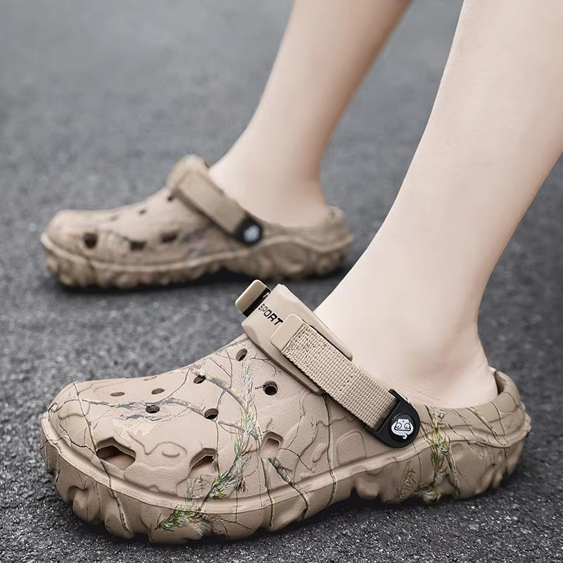 2024 Summer Men'S Sandals New Home Garden Shoes Comfortable and Lightweight Men Slippers Non-Slip Soft Bottom Flip Flop Sandals