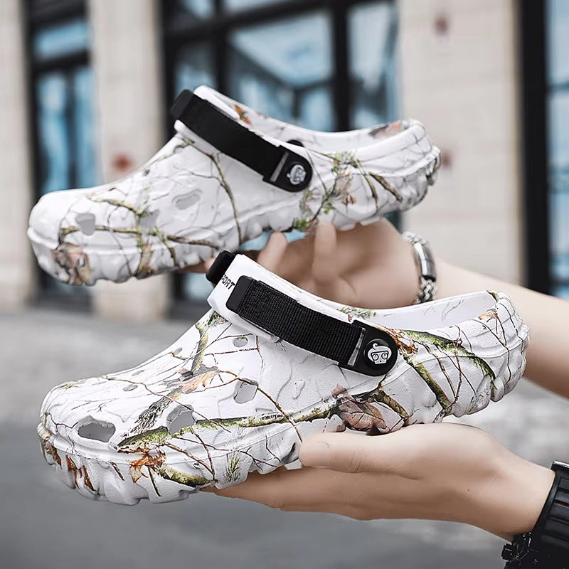 2024 Summer Men'S Sandals New Home Garden Shoes Comfortable and Lightweight Men Slippers Non-Slip Soft Bottom Flip Flop Sandals
