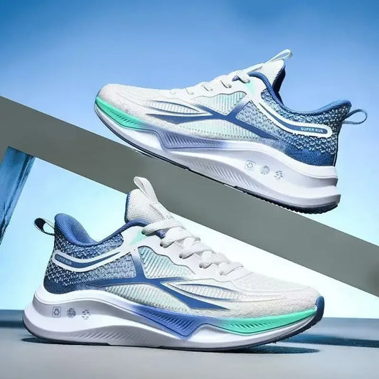 New Running Shoes Summer Tenis Masculino New Fitness Test Middle School Students Bounce Cushioning Sneakers Men'S Shoes